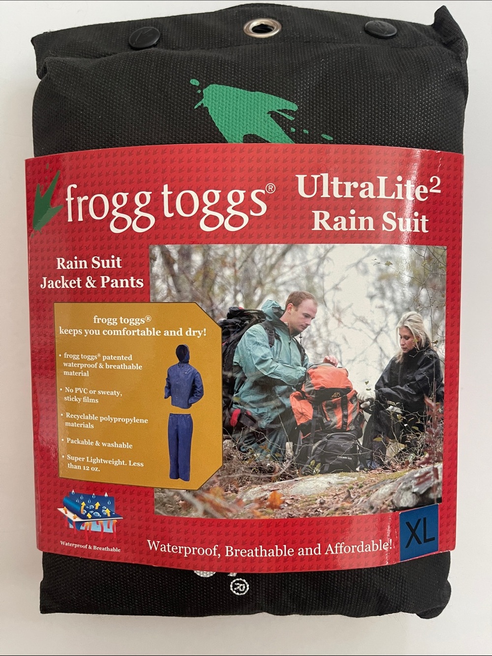Frogg Toggs UltraLite 2 Blue Rain Suit XL NEW